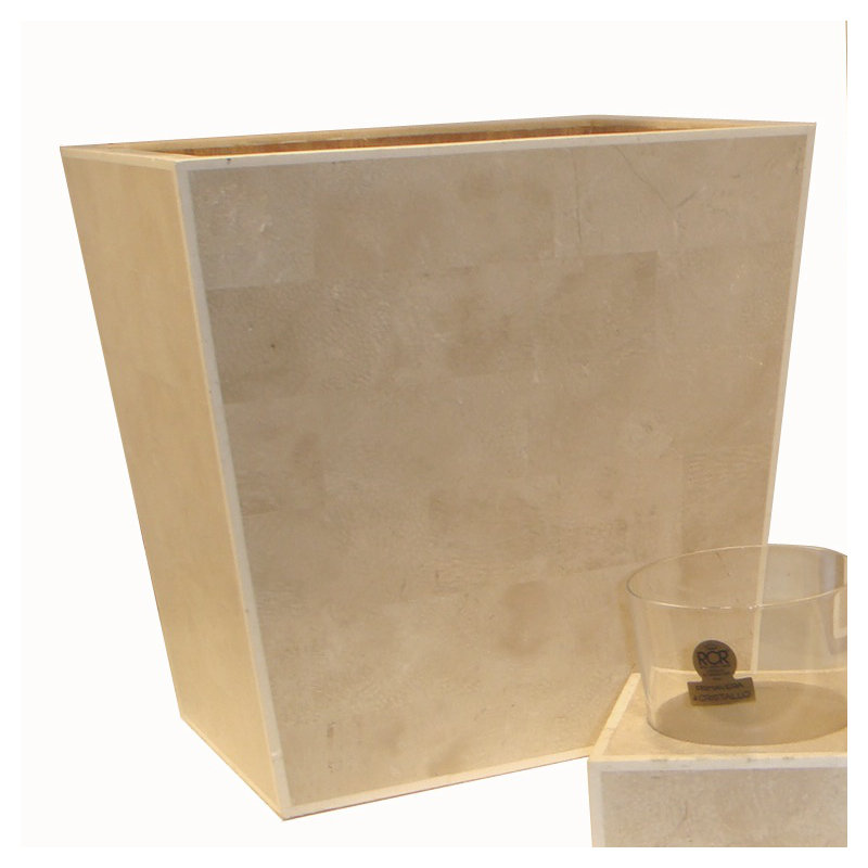 Lee Manufactured Wood Open Waste Basket