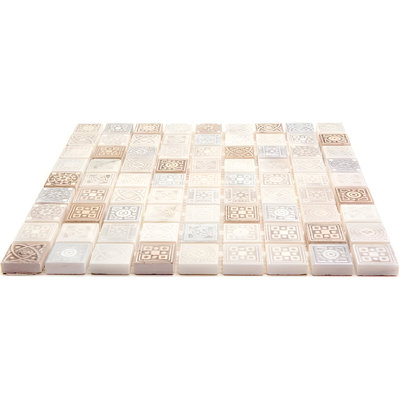 Artisana 12 X 12 In. Textured Stone Mosaic Square Wall And Floor Tile (5 Sq Ft/Case) - 5 Pack