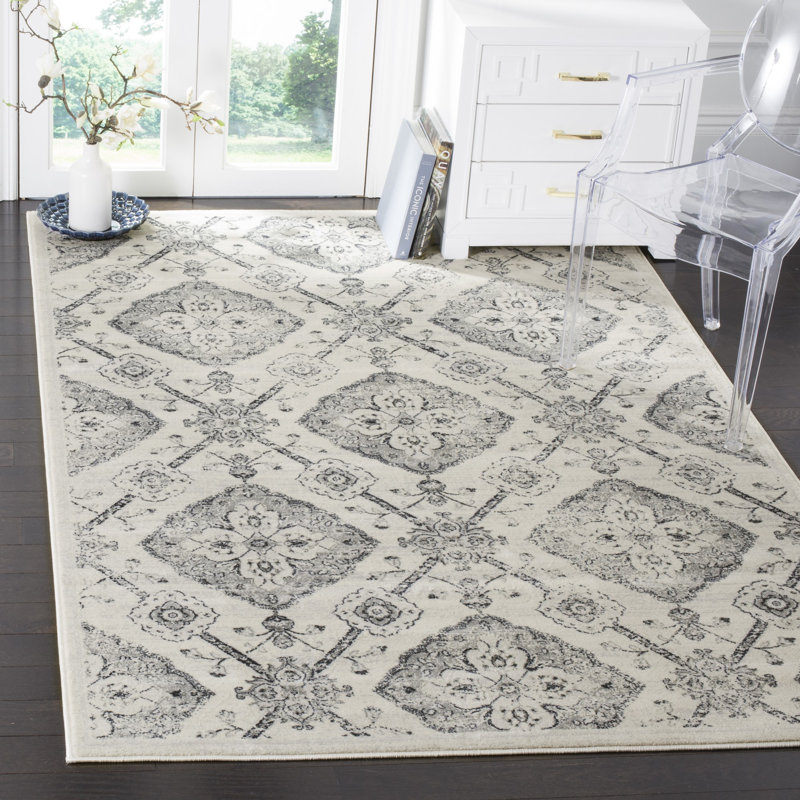 Joana Performance Floral Rug, Rectangle 5'1" x 7'6"