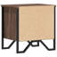 Alurd 40cm W Metal Bedside Table-1391060843