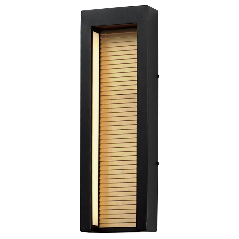 Aluminum LED Wall Light, 20" H x 6.5" W x 2.5" D