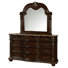 Commode 12 tiroirs avec miroir Abshire