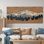 «White and Brown Morocco Berber Mountains - Mountains Wall Art, White Landscape», reproduction d'art sur toile