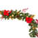 72" Red Ruby Holiday Garland with Lights