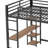 Finlaw Full Iron Loft Bed with Built-in-Desk by Mason & Marbles
