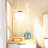 Zarria Metal Table with White Opal Glass Dimmer Switch