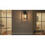 Lanterne murale d'extérieur noir mat Mauriello Dusk to Dawn-1270788153