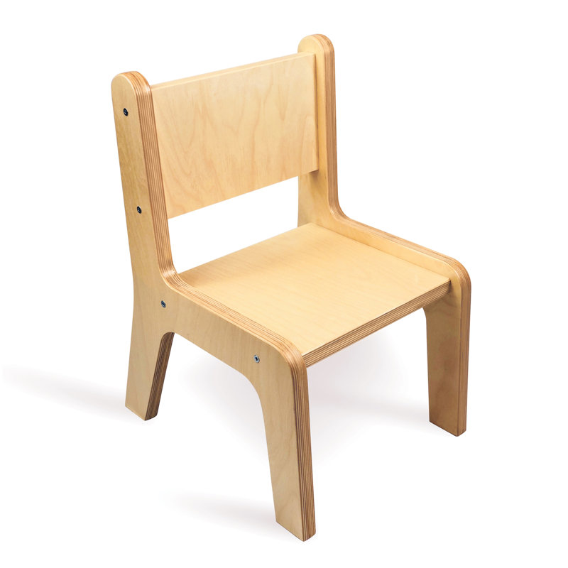 Chaise de classe standard, Naturel, 10 po