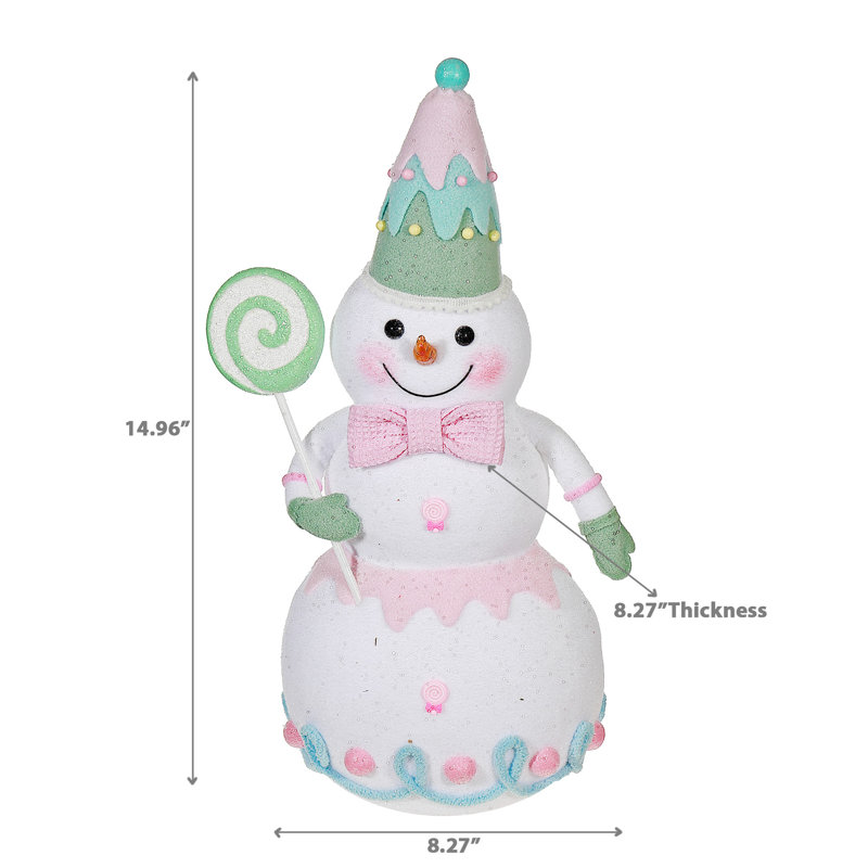 Décoration de Noël Ihcasadecor, H 15 po x l 9 po x P 9 po