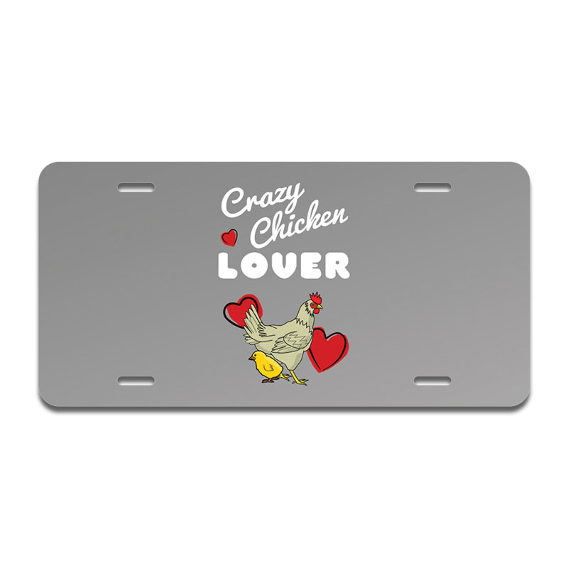 Cadre en aluminium Crazy Chicken Lover