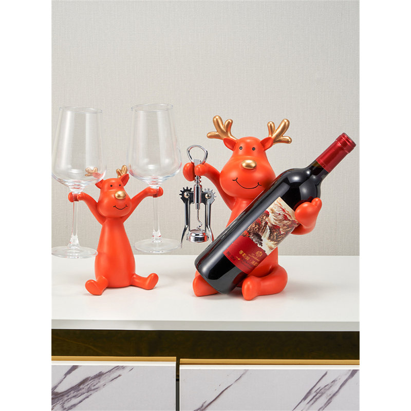 Support à vin décoratif, Orange