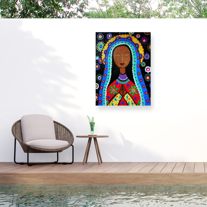 Bolognaise prisarts Notre-Dame de Guadalupe II, H 24 po x l 18 po