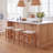 Kazbah Backless Leather Counter Stool-236794380