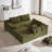 Boneless Modern Upholstered Sectional Sofa With 6 Pillows, No assembly required-2145291312-2134752906-2129649635