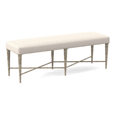 Chiseled Upholstered Bench