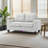 Causeuse modulaire Worthen en similicuir-473084029