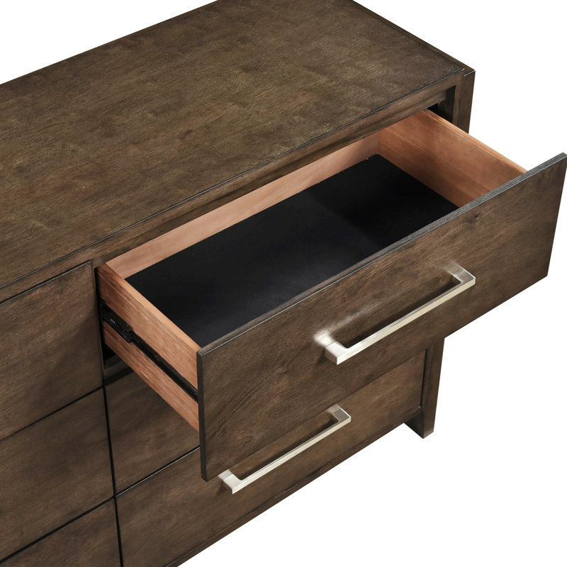 Commode de rangement Classic, commode horizontale en bois pour chambre à coucher
