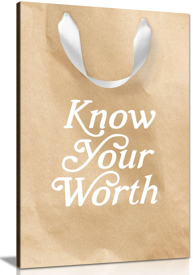 Motivational Quotes Wall Art, Positive & Inspirational Décor - Wrapped Canvas Print