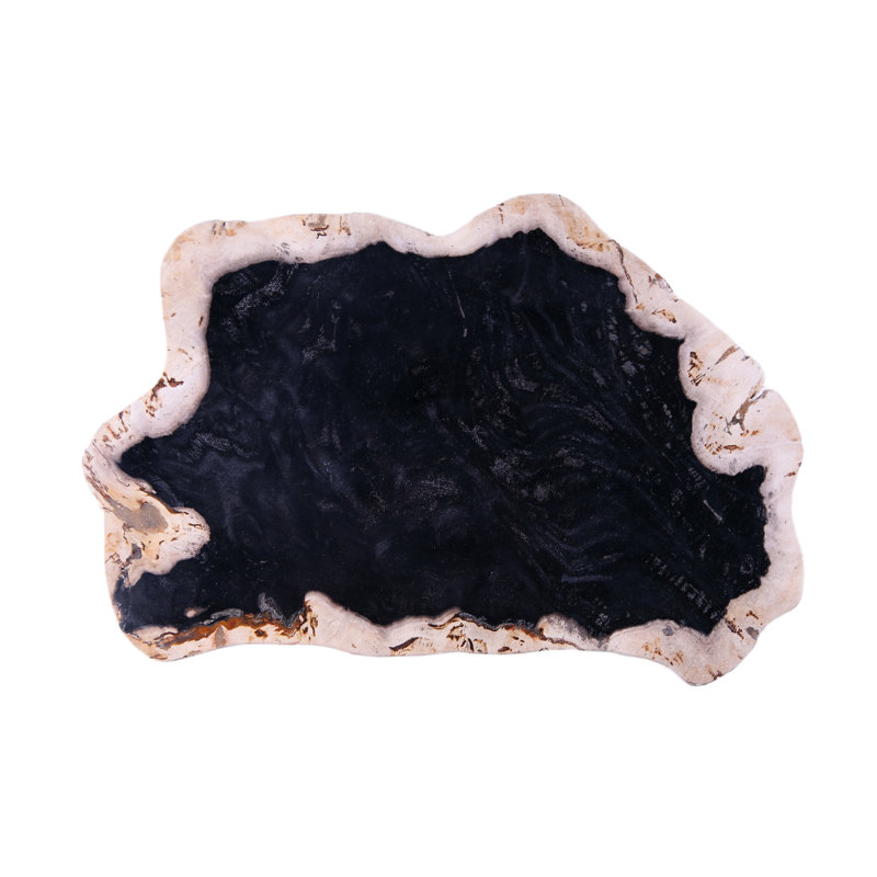Asian Classic Solid Wood Decorative Plate