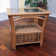 Huffman Glass Top End Table