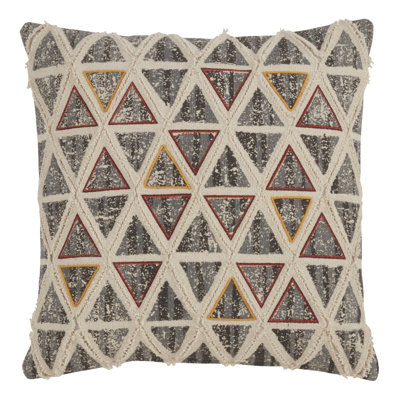Lima Triangle Cotton Throw Pillow