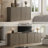Cesiro 66.3'' W Sideboard With 4 Fluted Doors And Adjustable Shelves-587262036