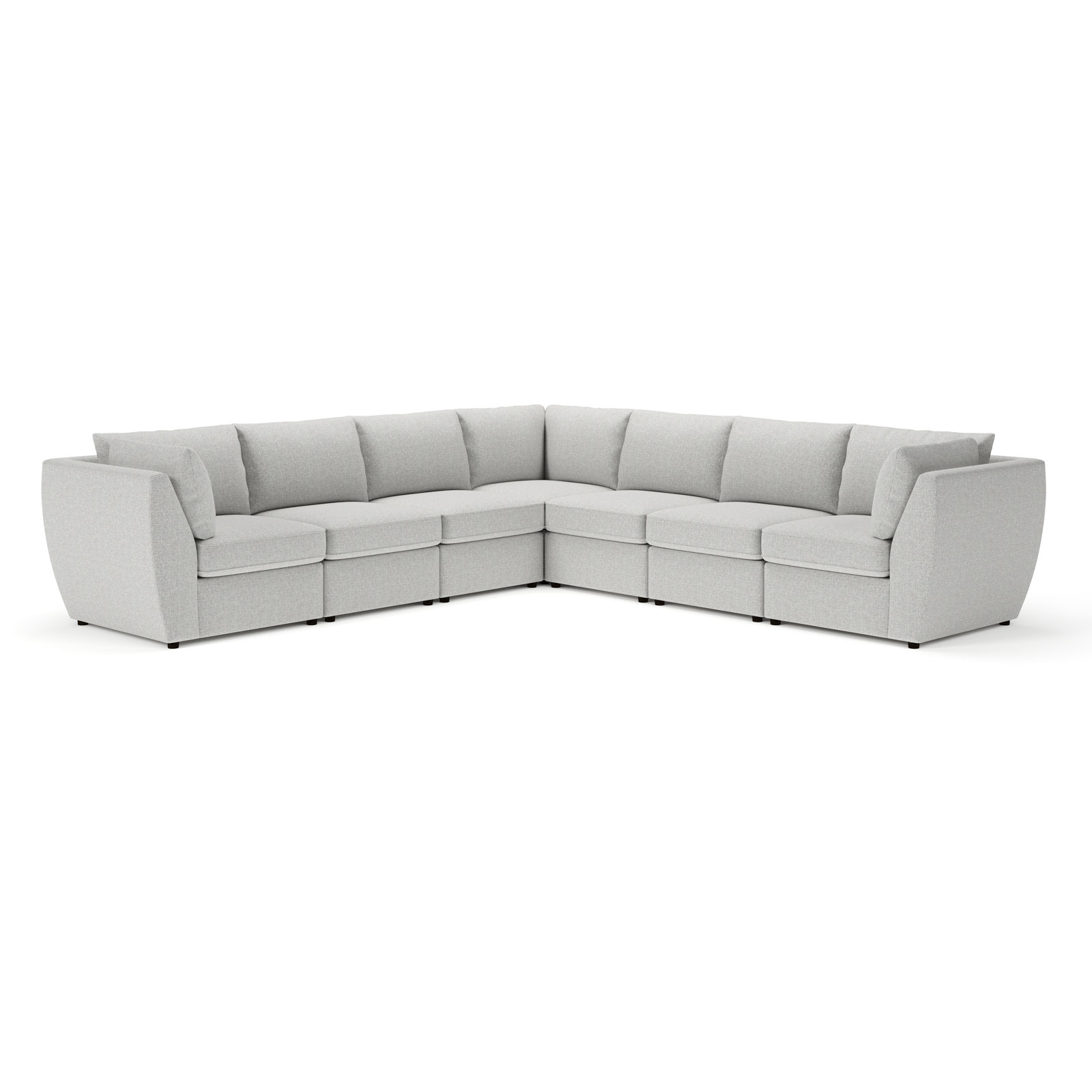 Caldwell Modular Sectional, Turbo Ash