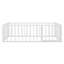 Floor Bed Frame With Fence And Door