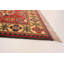 Tapis unique en laine noué à la main style Kargahi des années 2010 de 2 pi 9 po x 4 pi 2 po rouge / beige