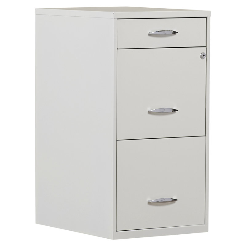 14.25'' Wide 3 -Drawer Steel File Cabinet