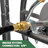 Heavy Duty Industrial Yard Garden Landscape Metal Hose Reel Cart