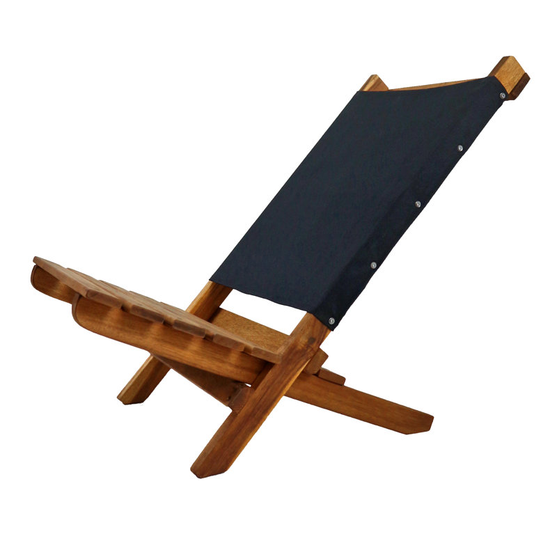 Camping/ Relax Chair FSC 100% Acacia Wood with Fabric Natural Colour