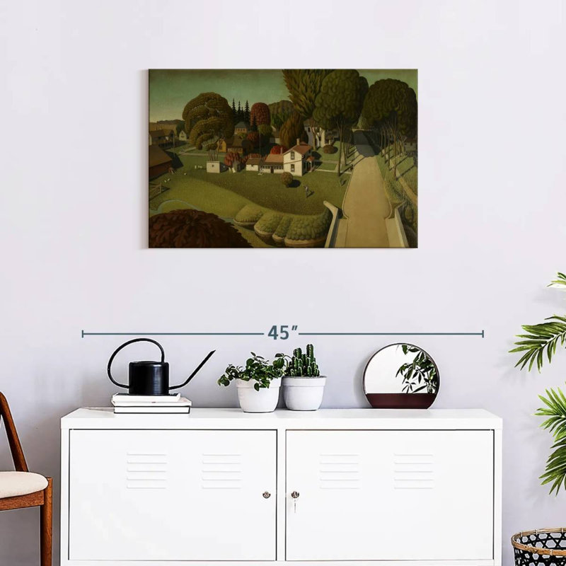 Alvord The Birthplace Of Herbert Hoover, 20" H x 30" W