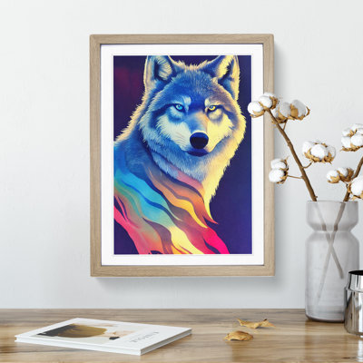 Wolf in Colour No.2 - Wall Art