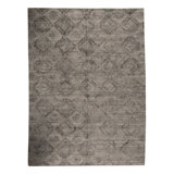 Geometric Area Rug in Gray