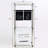 Laundry Hamper With Wide Shelves And Metal Hooks, 3 Tier, Waterproof , Robust Iron 100l Large Basket, Tier Sorter, Easy Assembly, Frame
