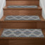 Tapis d'escalier en caoutchouc antidérapant pour escalier en bois