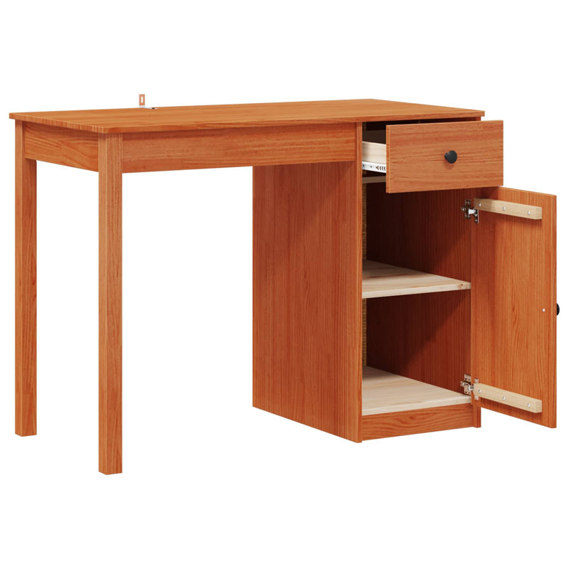  Solid Wood Pine Desk Office Computer Study Writing Desk Multi Colours