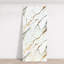 Panneau mural Falkirk Irvine III 4 pi x 9 pi en marbre UV blanc brillant or gris (paquet de 2)-128543157