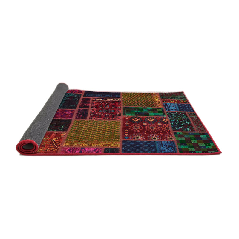 Wool Abstract Indoor Rug, Round 7'