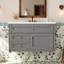 Meuble-lavabo mural 36 po avec 2 tiroirs-1687339836