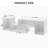 Bittar 55'' Entertainment Center Free Association Combinable TV Stand with LED Strip for up to 75"-2079236365