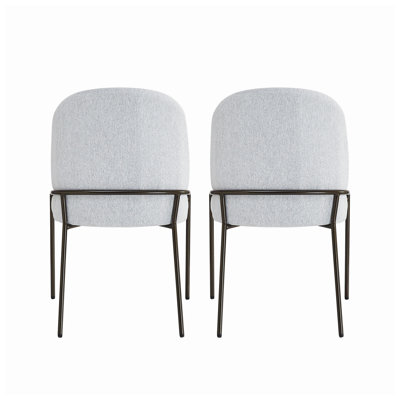 Christopher Knight Home 20.5" W x 22.5" D x 32.75" H Polyester Upholstered Set of 2 Dining Chairs
