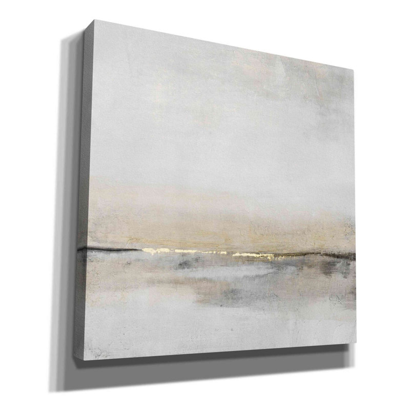 «Horizontal Flow I» par Tim O'toole, art mural sur toile, H 37 po x l 37 po x P 1,5 po