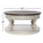 Table basse ronde avec rangement Hexham