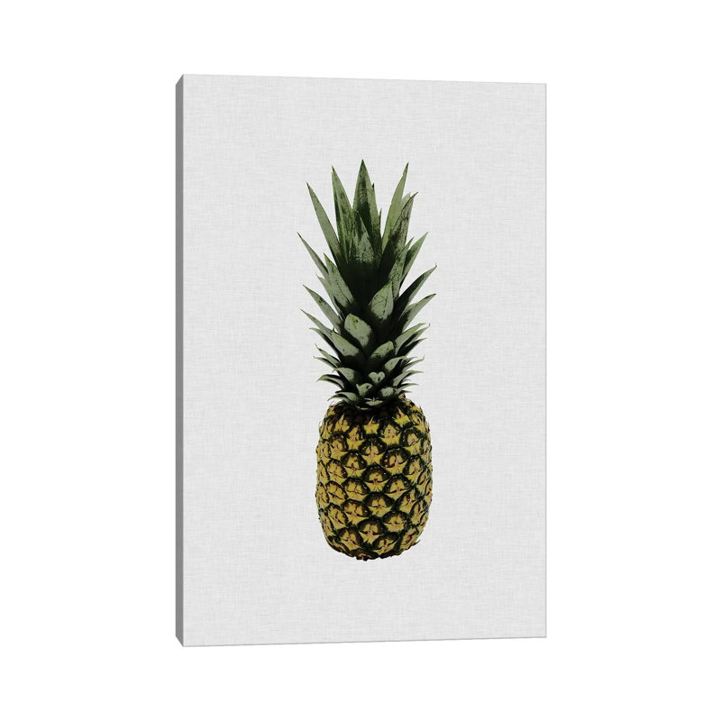 Pineapple I by Orara Studio - Wrapped Canvas Gallery-Wrapped Canvas Giclée, 20.32 cm H x 30.48 cm W