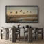 «Flying Cranes Over Marsh», impression sur toile encadrée pour décor rustique et naturel-115271178-115271179