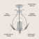 Aparicio Semi Flush Mount
