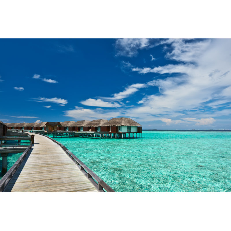 Beautiful Beach - Wrapped Canvas Print, 30cm H x 46cm W x 3.8cm D