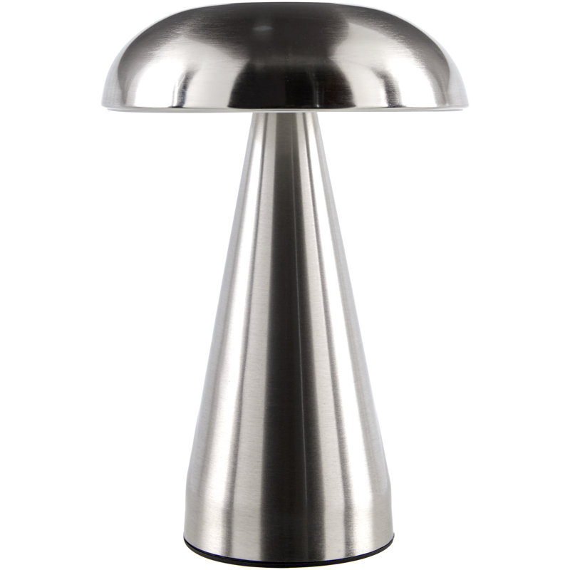 Chafdar Table Lamp, Silver, 9"H x 6"W x 6"D